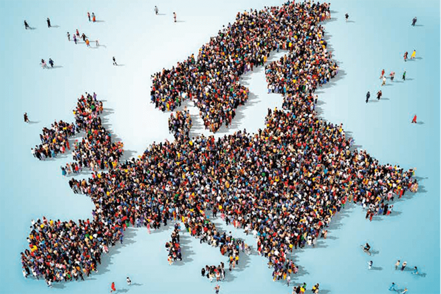 Rozmieszczenie ludności Europy